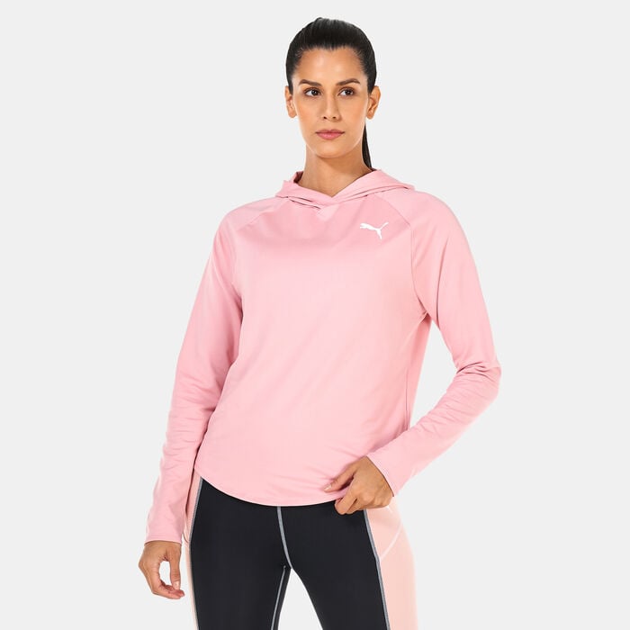 PUMA Women's Active Hoodie Pink image number 0