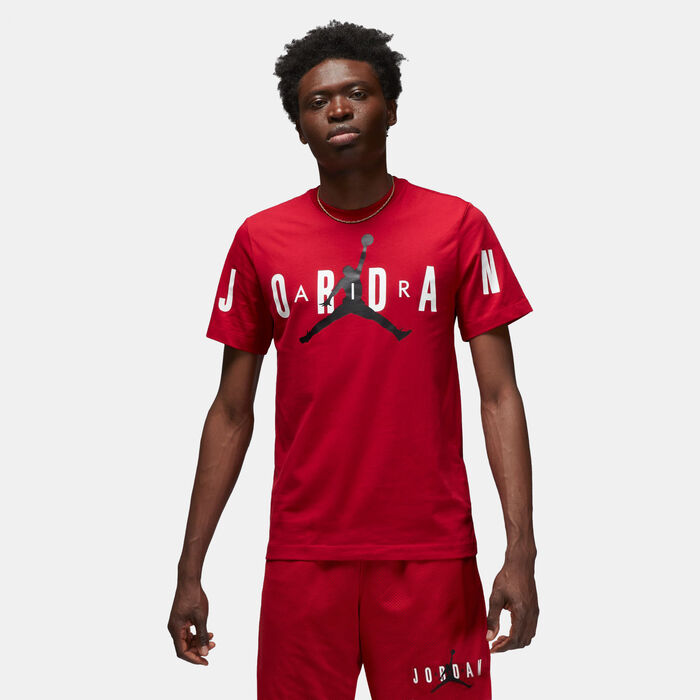 Jordan Men's Air Stretch T-Shirt Red Jordan Men's Air Stretch T-Shirt Red image number 0