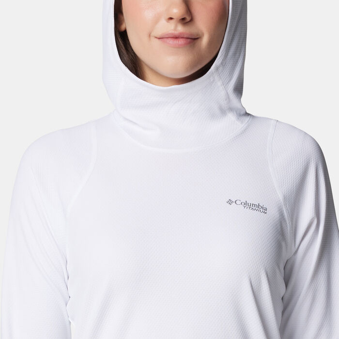 Columbia Women's Summit Valley Hiking Hoodie White image number 2