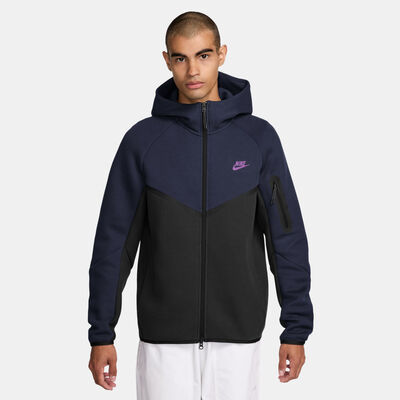 Nike Men's Tech Full-Zip Windrunner Hoodie Blue