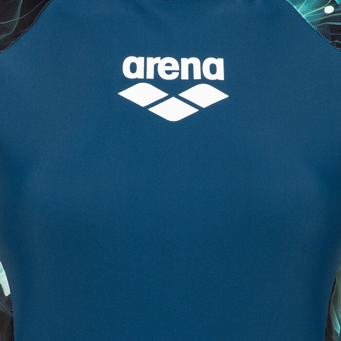 Arena Women's Modesty Swimming Rashguard Black Arena Women's Modesty Swimming Rashguard Black image number 2