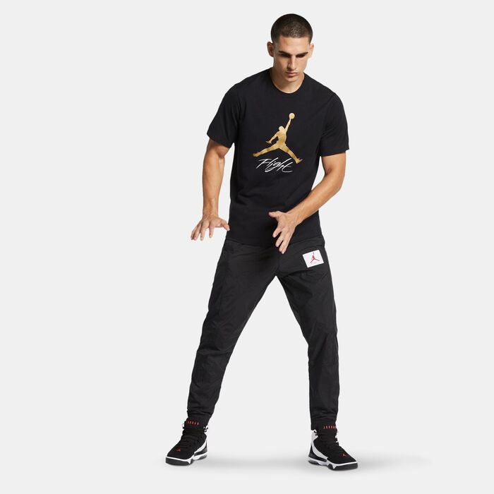 Jordan Men's Jumpman Flight T-Shirt Black Jordan Men's Jumpman Flight T-Shirt Black image number 1