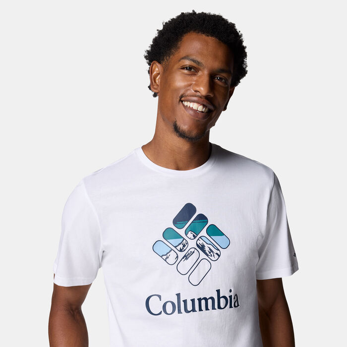 Columbia Men's Rapid Ridge™ Graphic T-Shirt White Columbia Men's Rapid Ridge™ Graphic T-Shirt White image number 3