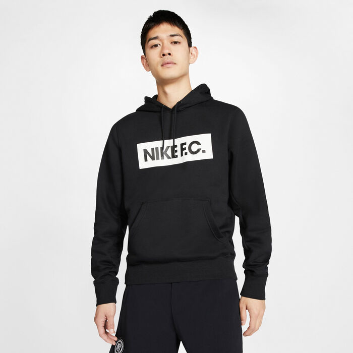 Nike Men's F.C. Essential Hoodie Grey Nike Men's F.C. Essential Hoodie Grey image number 0