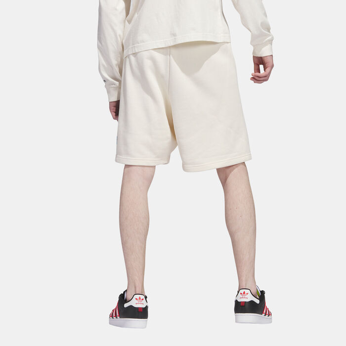 adidas Originals Men's Stacked Trefoil Earth Shorts Black adidas Originals Men's Stacked Trefoil Earth Shorts Black image number 1
