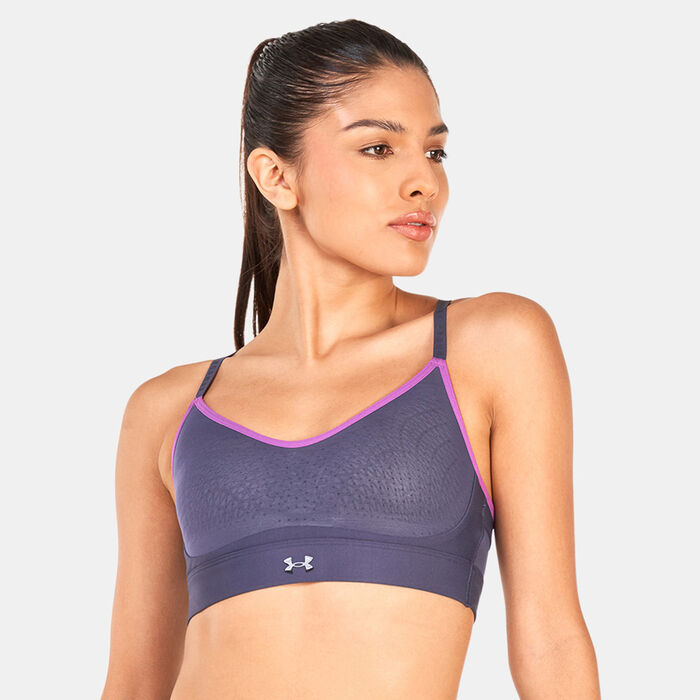 Under Armour Women's Infinity Low Sports Bra Purple Under Armour Women's Infinity Low Sports Bra Purple image number 0
