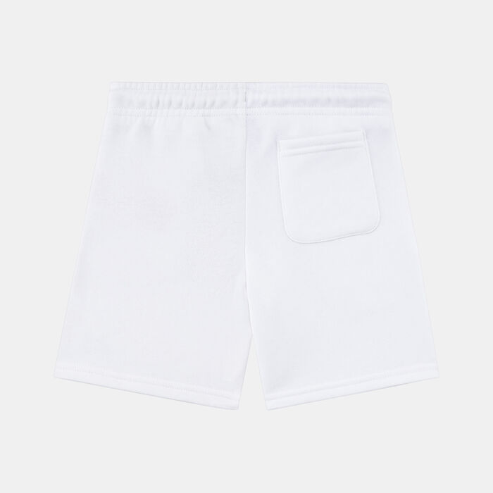 New Balance Kids' Stacked Logo Shorts White image number 1