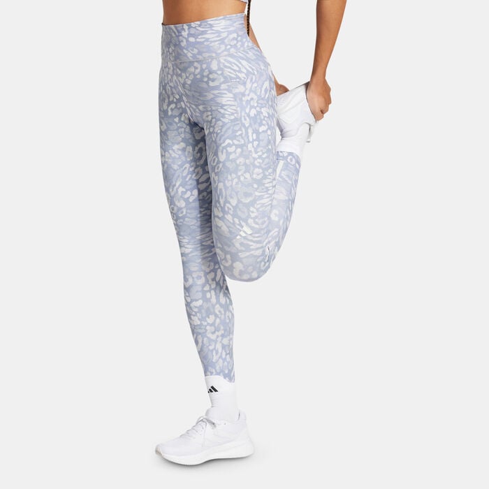 adidas Women's Own the Run 7/8 Leggings Blue image number 0