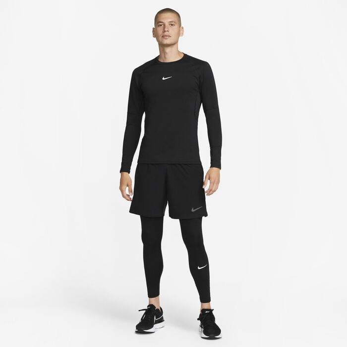 Nike Men's Pro Warm Tights Black Nike Men's Pro Warm Tights Black image number 6