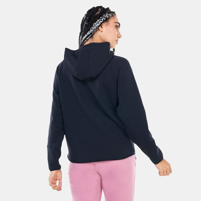 Under Armour Women's Unstoppable Fleece Full-Zip Hoodie Black Under Armour Women's Unstoppable Fleece Full-Zip Hoodie Black image number 1