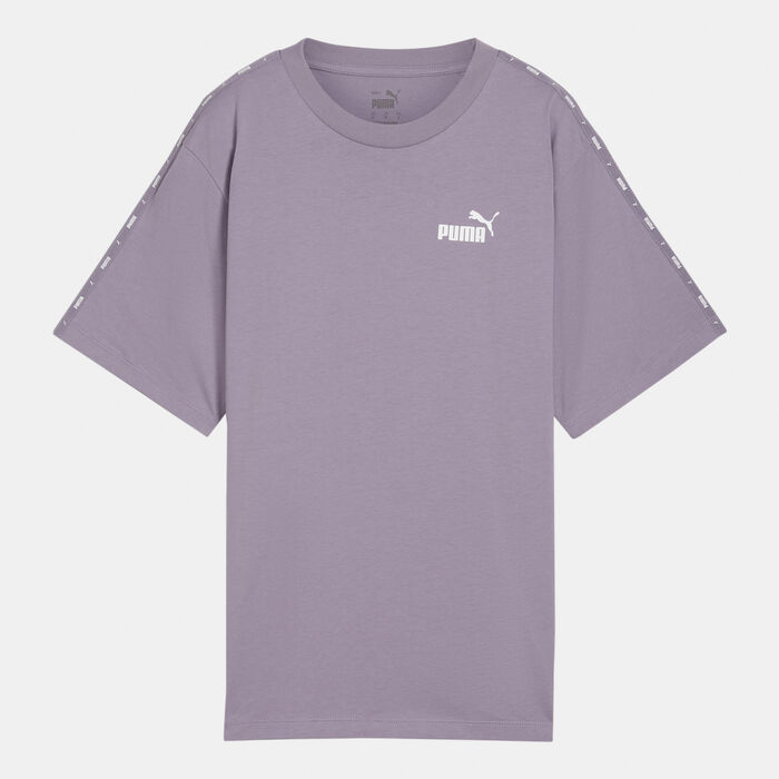 PUMA Women's Essentials Tape T-Shirt Purple image number 0