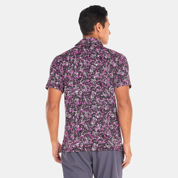 Under Armour Men's UA Playoff 3.0 Printed Polo Shirt Pink Under Armour Men's UA Playoff 3.0 Printed Polo Shirt Pink image number 1