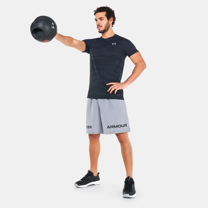 Under Armour Men's Seamless Wave T-Shirt Black Under Armour Men's Seamless Wave T-Shirt Black image number 2