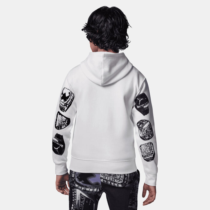 Jordan Kids' MVP French Terry Hoodie White image number 1