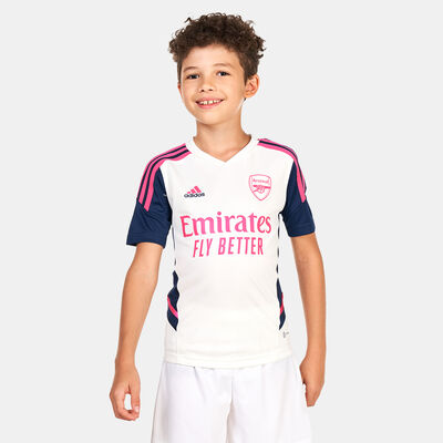 adidas Kids' Arsenal Condivo 22 Training Jersey White
