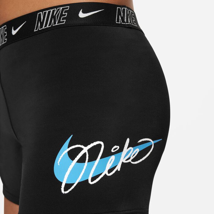 Nike Swim Kids' Swim Logo Tape Racerback Bikini and Short Set Black Nike Swim Kids' Swim Logo Tape Racerback Bikini and Short Set Black image number 5