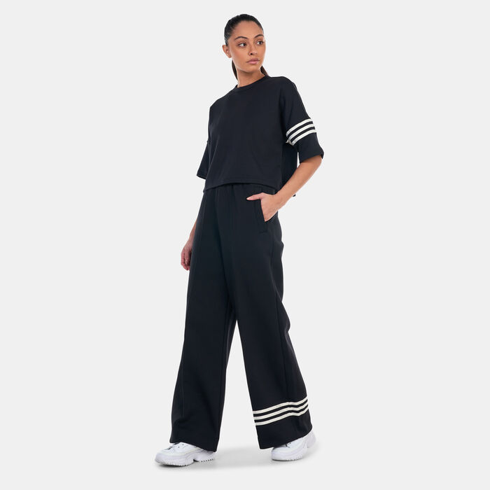Buy Senior Girls Black Zip Track Pants 126549955 in Saudi Arabia