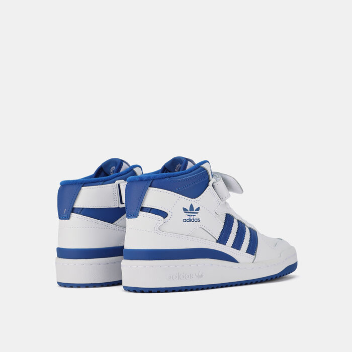 adidas Originals Kids' Forum Mid J Shoe White adidas Originals Kids' Forum Mid J Shoe White image number 2
