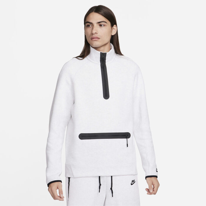 Nike Men's Sportswear Tech Fleece 1/2-Zip Sweatshirt Ivory Nike Men's Sportswear Tech Fleece 1/2-Zip Sweatshirt Ivory image number 0