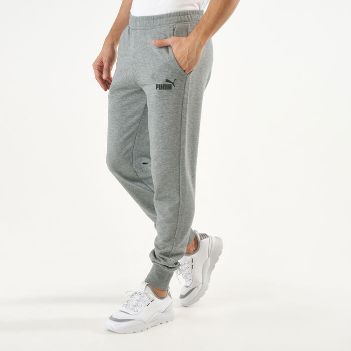 PUMA Men's Essential Logo Sweatpants Grey PUMA Men's Essential Logo Sweatpants Grey image number 0