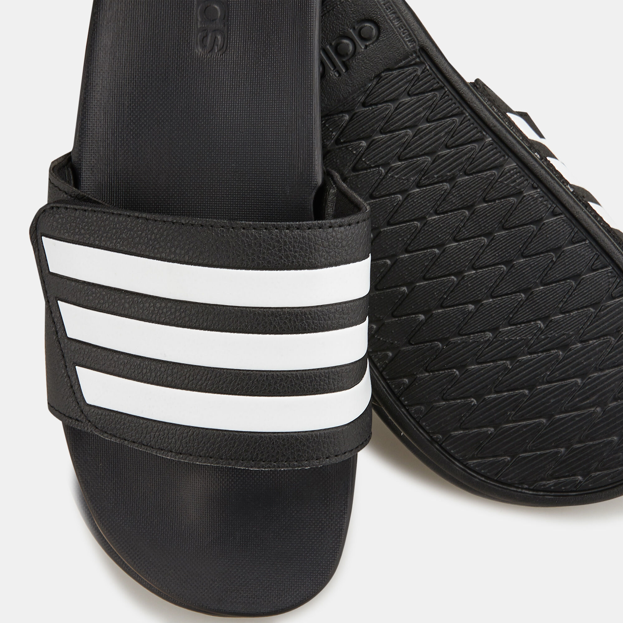 Mens adidas adjustable slides new arrivals