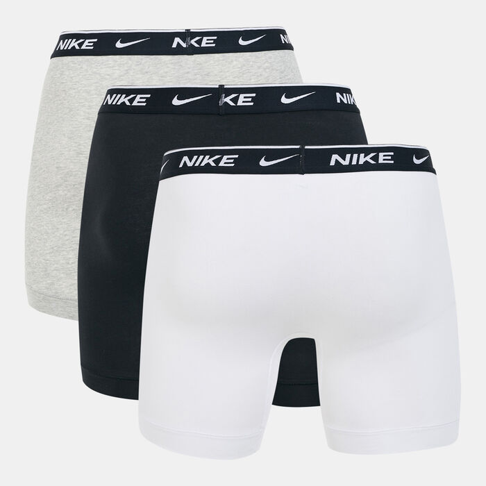 Nike Men's Logo Boxer Briefs (3 Pack) White Nike Men's Logo Boxer Briefs (3 Pack) White image number 1