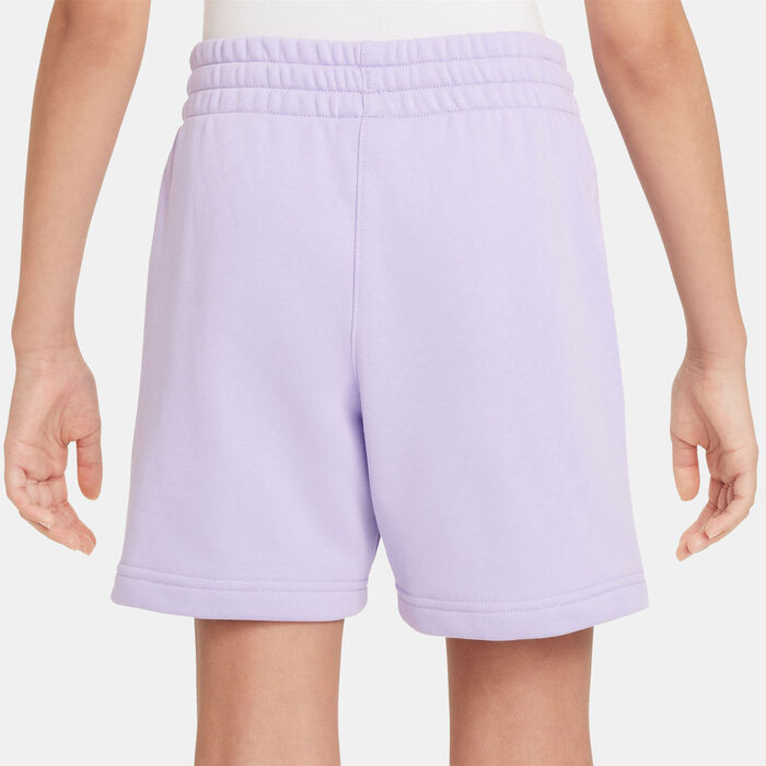 Nike Kids' Sportswear Club Fleece Shorts Purple image number 1