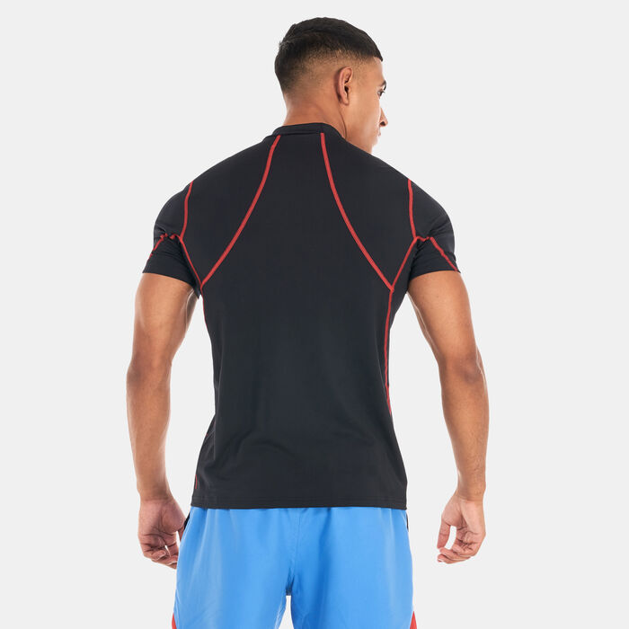 Speedo Men's Tech Rashguard Black Speedo Men's Tech Rashguard Black image number 1