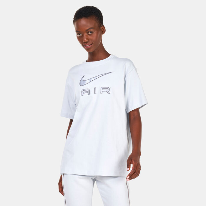 Nike Women's Air Sportswar T-Shirt Ivory Nike Women's Air Sportswar T-Shirt Ivory image number 0