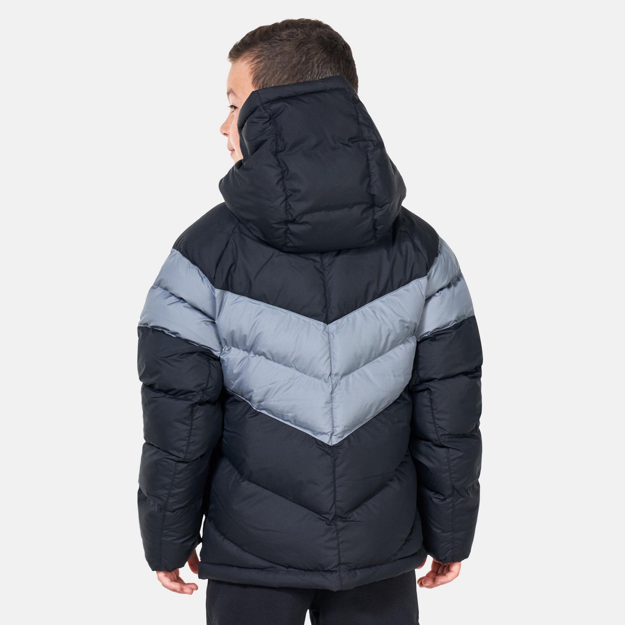 Kids Sportswear Synthetic Fill Hooded Puffer Jacket Older Kids Black Nike in KSA SSS