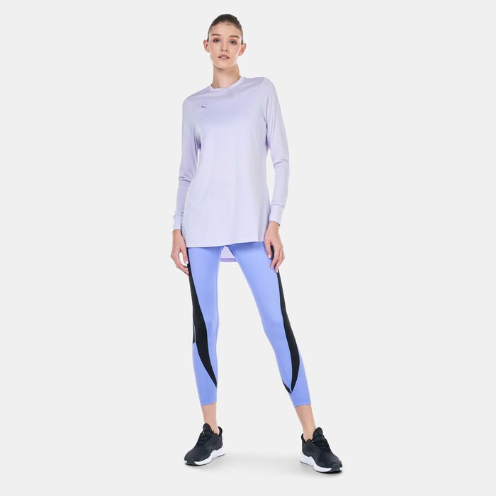 PUMA Women's Modest Activewear T-Shirt Purple PUMA Women's Modest Activewear T-Shirt Purple image number 4