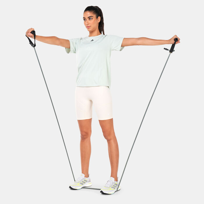 adidas Women's Yoga 4 Elements 7/8 Tight Beige image number 2