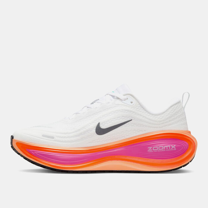 Nike Women's Vomero Plus Road Running Shoes White image number 5