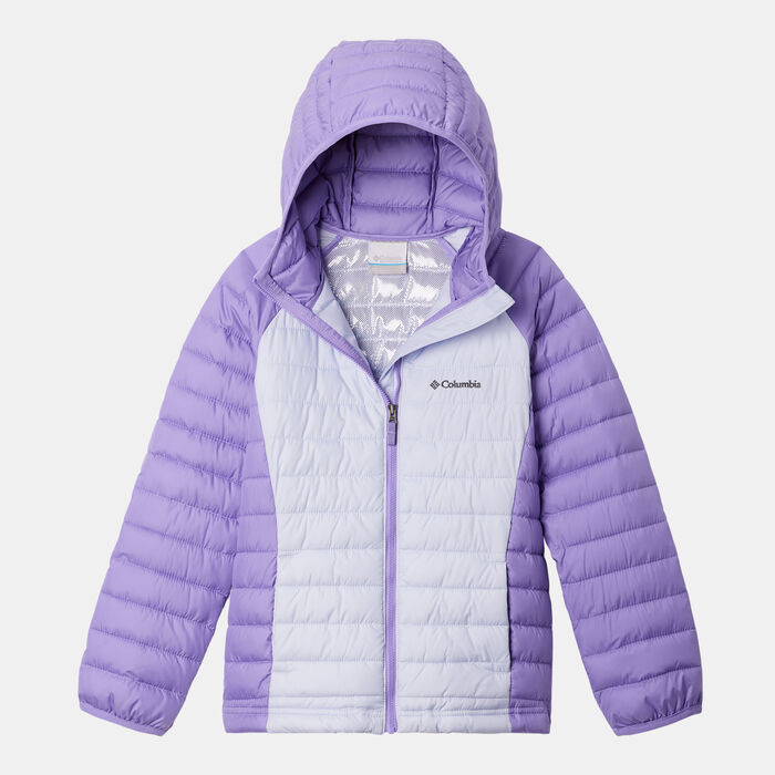 Columbia Kids' Powder Lite II Full-Zip Hoodie Blue Columbia Kids' Powder Lite II Full-Zip Hoodie Blue image number 0