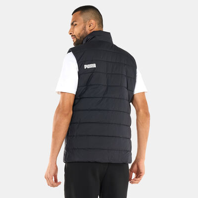 PUMA Men's Essentials Padded Vest Black PUMA Men's Essentials Padded Vest Black