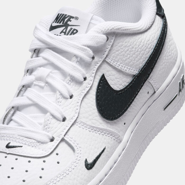 Nike Kids' Air Force 1 Low MS Shoes White Nike Kids' Air Force 1 Low MS Shoes White image number 4