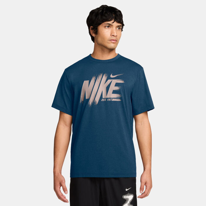 Nike Men's Hyverse Dri-FIT UV Training Top Blue Nike Men's Hyverse Dri-FIT UV Training Top Blue image number 0