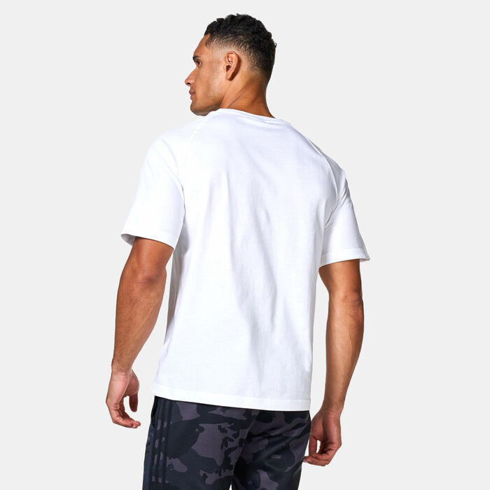 adidas Originals Men's Camo Tongue T-Shirt White adidas Originals Men's Camo Tongue T-Shirt White image number 1