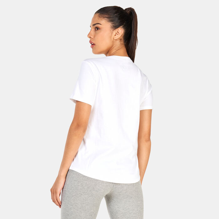 Nike Women's Sportswear Essentials Logo T-Shirt White Nike Women's Sportswear Essentials Logo T-Shirt White image number 1
