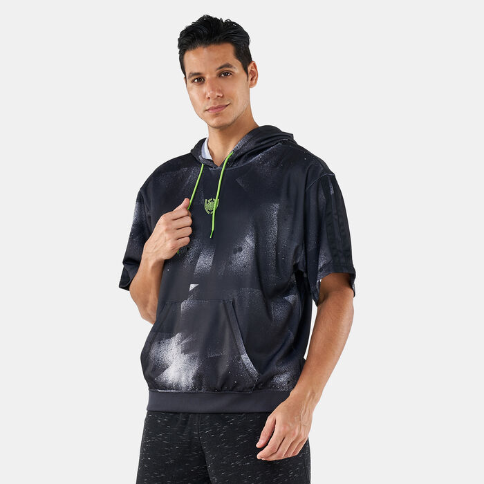 adidas Men's Donovan Mitchell Shooter Basketball Hoodie Black adidas Men's Donovan Mitchell Shooter Basketball Hoodie Black image number 0