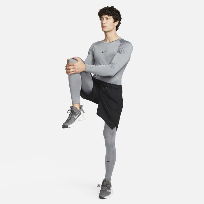 Nike Men's Pro Dri-FIT Training Top Grey Nike Men's Pro Dri-FIT Training Top Grey image number 4