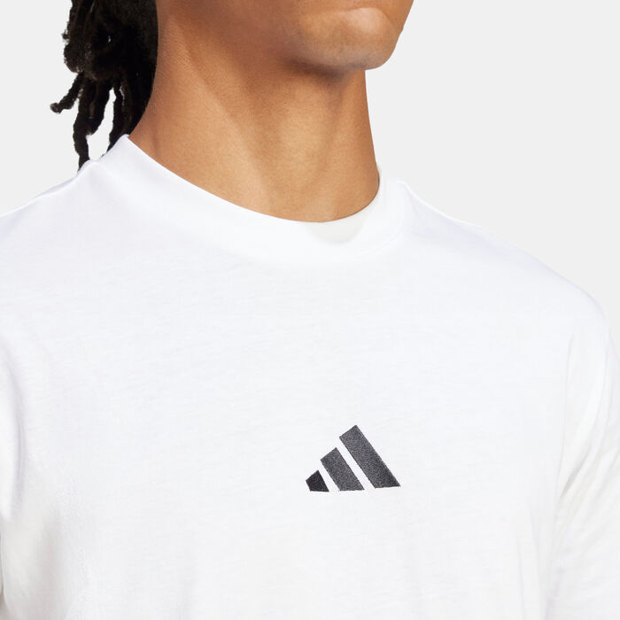 adidas Men's Essentials T-Shirt White adidas Men's Essentials T-Shirt White image number 4