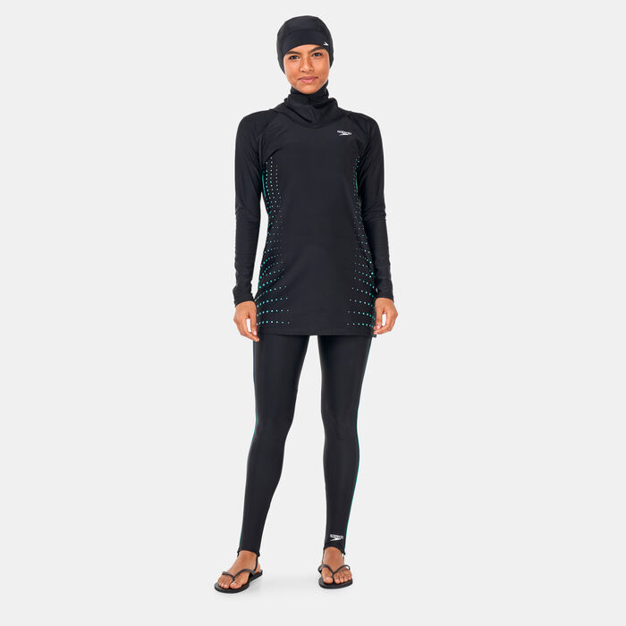 Speedo Women's 3-Piece Swimming Set Black Speedo Women's 3-Piece Swimming Set Black image number 0