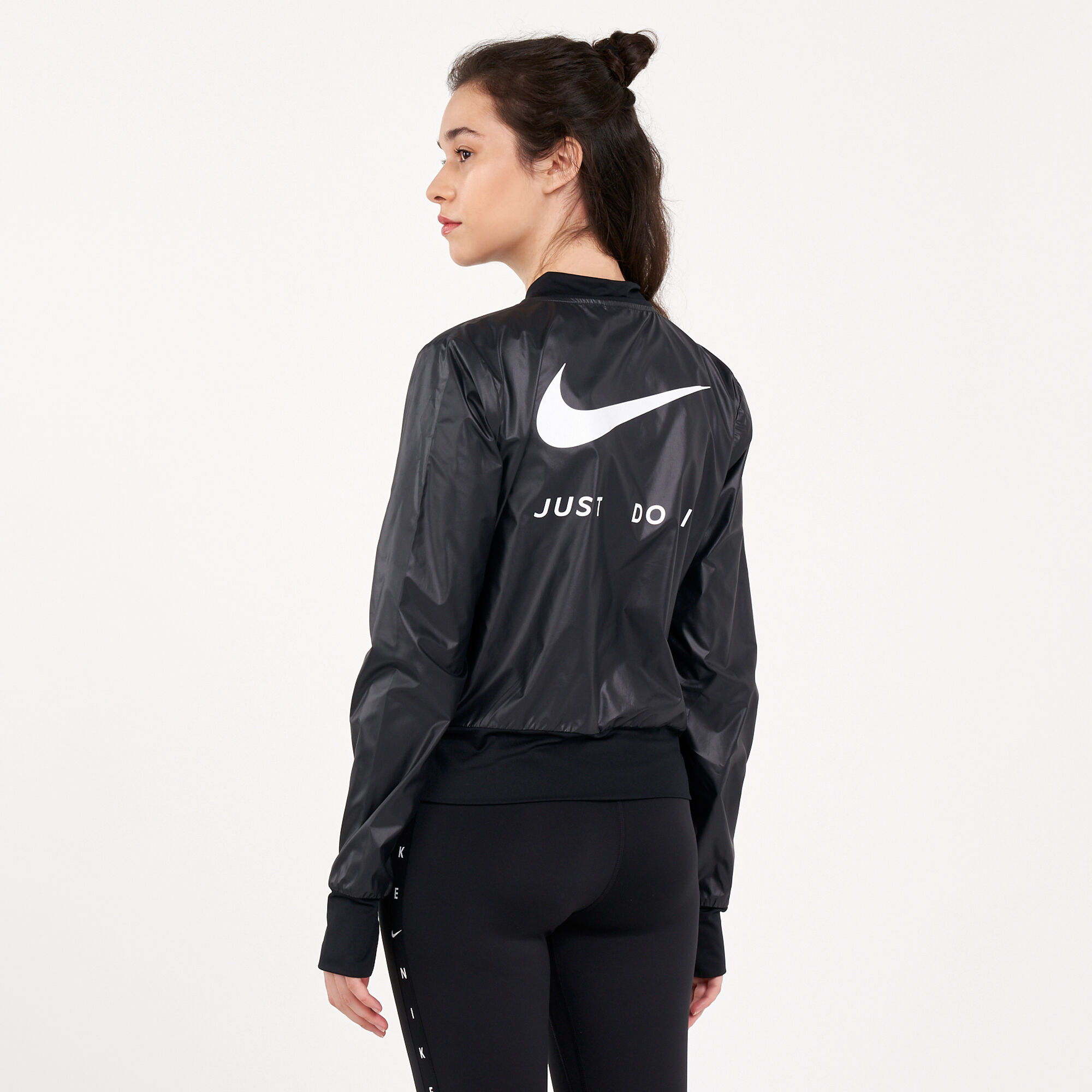 Nike women's full zip running jacket hotsell