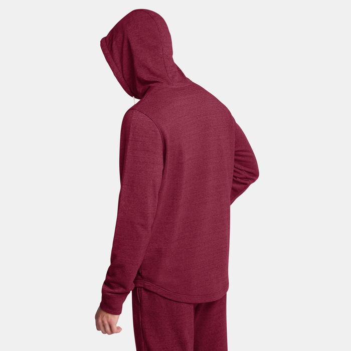 Under Armour Men's Rival Terry Hoodie Red Under Armour Men's Rival Terry Hoodie Red image number 1