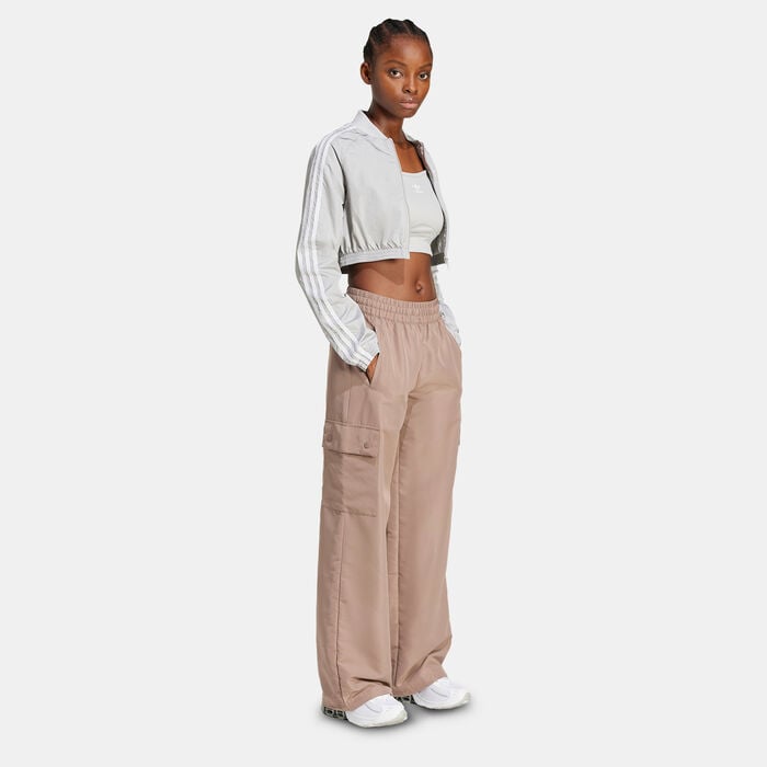 adidas Originals Women's Essentials Cargo Pants Brown adidas Originals Women's Essentials Cargo Pants Brown image number 2