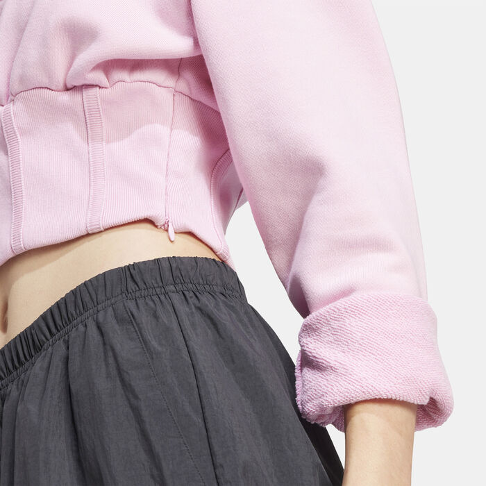 adidas Originals Women's Logo Sweatshirt Pink adidas Originals Women's Logo Sweatshirt Pink image number 4