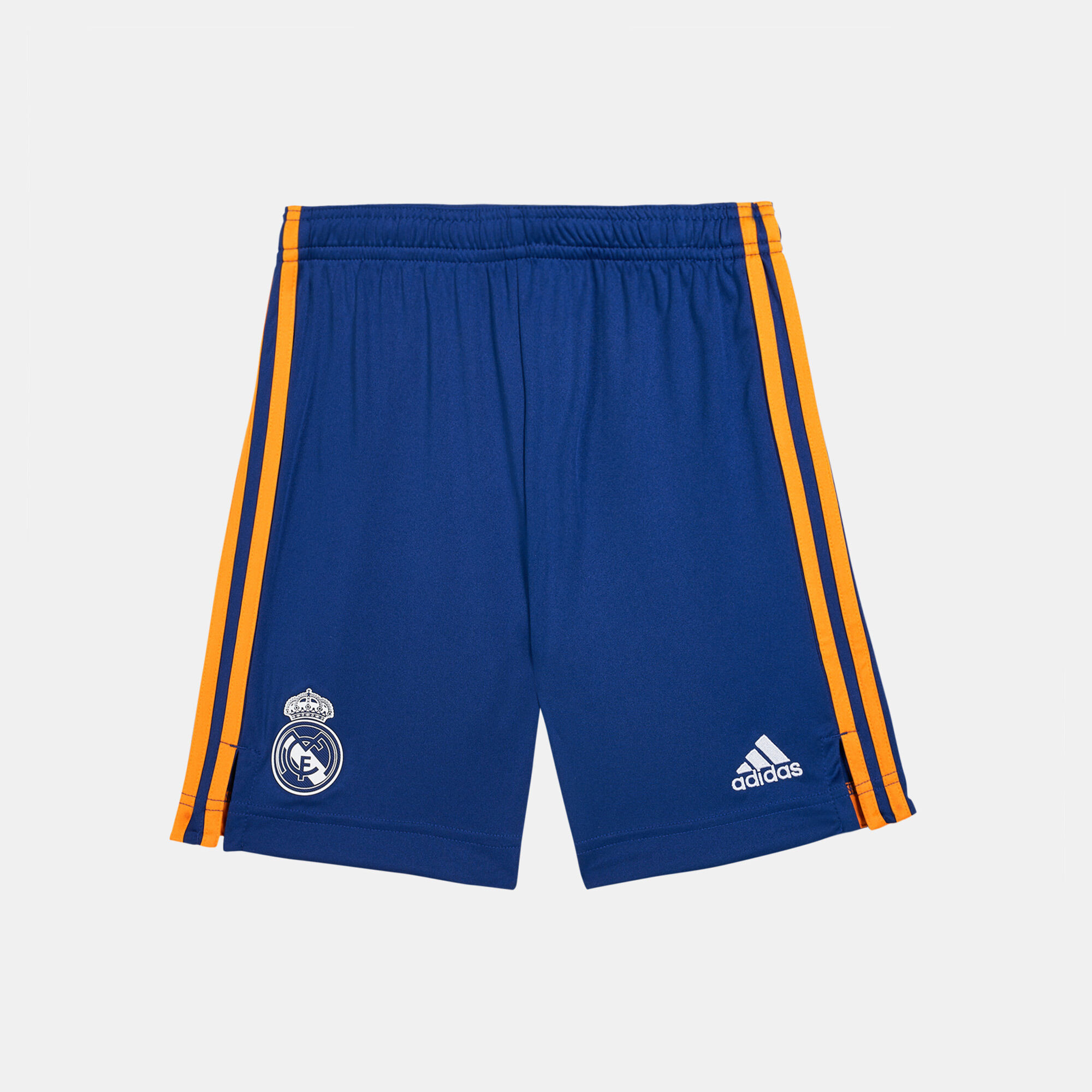 Buy adidas Kids Real Madrid Away Football Shorts 2021 22 Blue