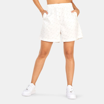 Nike Women's Sportswear Everyday Woven High-Rise Shorts Ivory