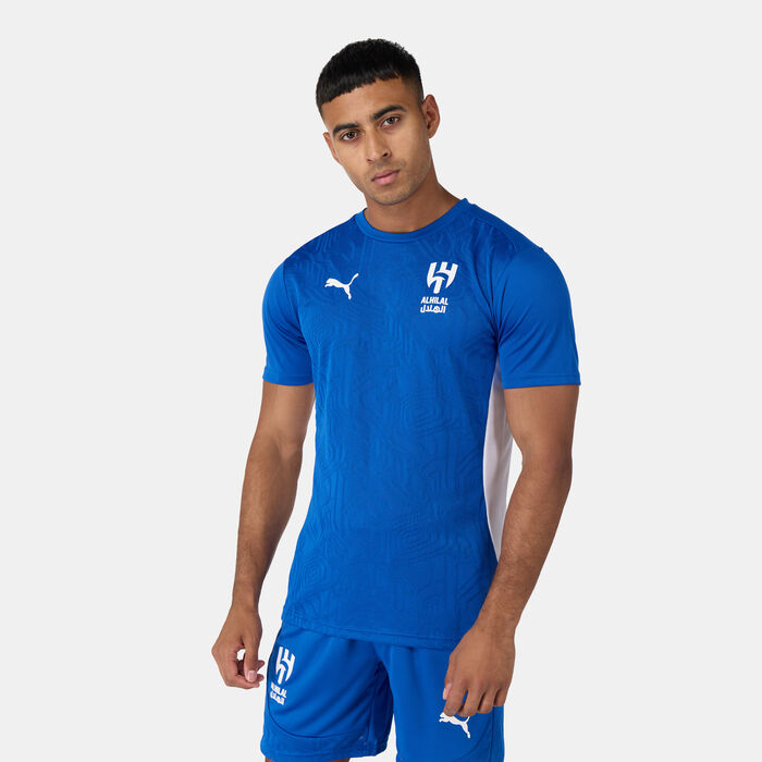 PUMA Men's Al Hilal Training Football Top Blue PUMA Men's Al Hilal Training Football Top Blue image number 0